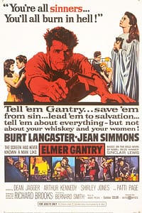 Elmer Gantry Film Poster