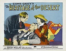 Heritage of the Desert 1924 Poster