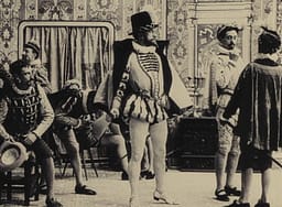 Film still of The Assassination of the Duke de Guise, the first in all of European silent cinema to have a score commissioned specifically for the film.