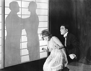 Fannie Ward and Sessue Hayakawa in Cecil B. DeMille's 1915 film The Cheat