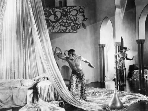 The First King of Hollywood in his film The Thief of Bagdad