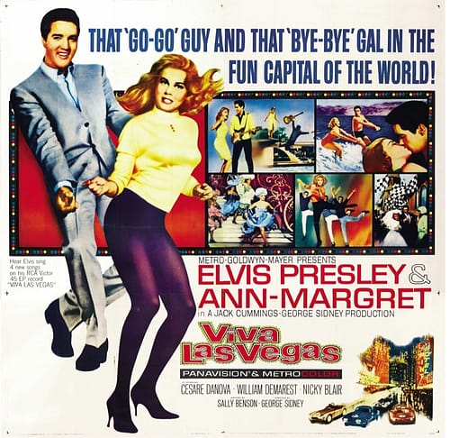 Promotional poster for the Elvis Presley vechile Viva Las Vegas