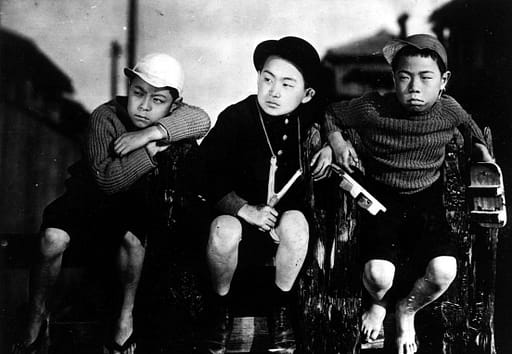 Three children in Ozu's 1933 silent I Was Born But...