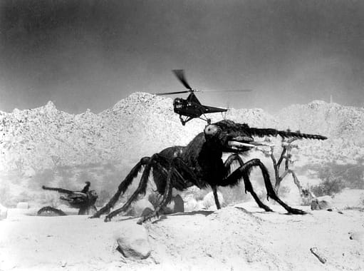 A giant ant in Them!, a big bug sci-fi film that belongs on the National Film Registry list.
