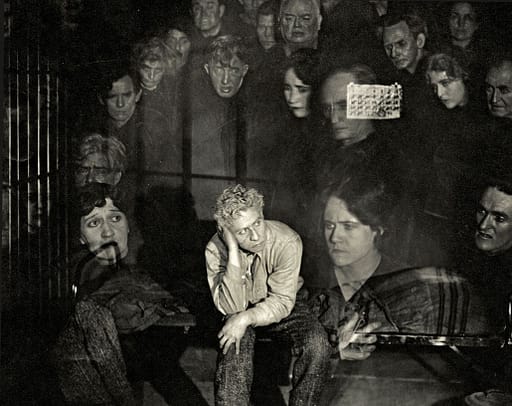 Cecil B. DeMille shows off her skill for double exposure in The Whispering Chorus (1918)