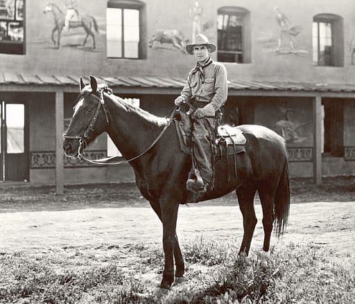 Zane Grey on horseback