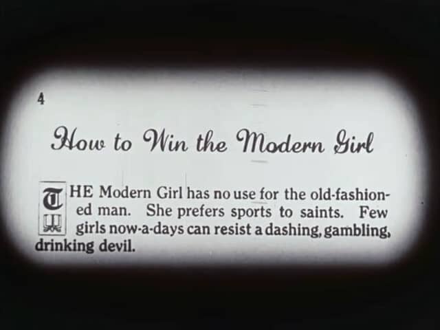 A fake self-help book entitled How to Win the Modern Girl