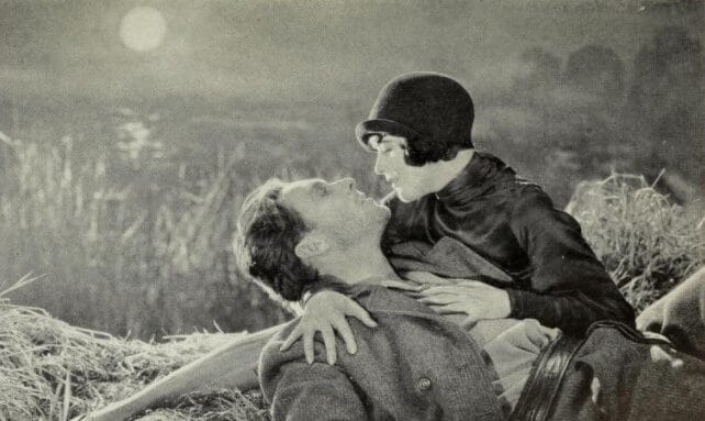 A screenshot from Murnau's 1927 film Sunrise from a scene edited out by the Maryland state censorship board.