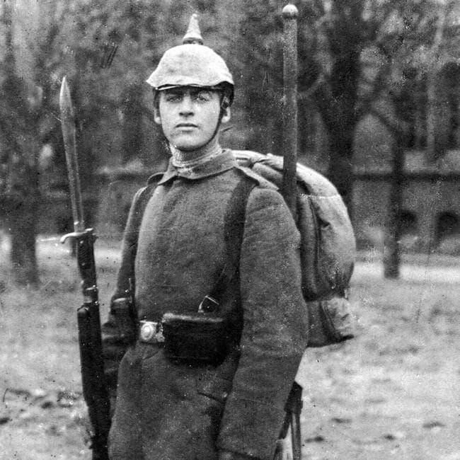 All Quiet on the Western Front Author as a soldier in 1917