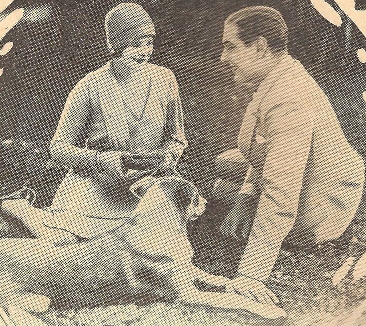 Still of Hank the dog, Vera Reynolds, and Kenneth Thomson.