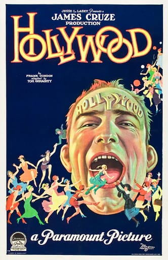 Hollywood 1923 Lost Silent Film Poster